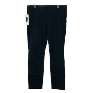 2 for/ $20 Dalia Fitted Narrow Leg Ponti Pants Navy Blue Size 16